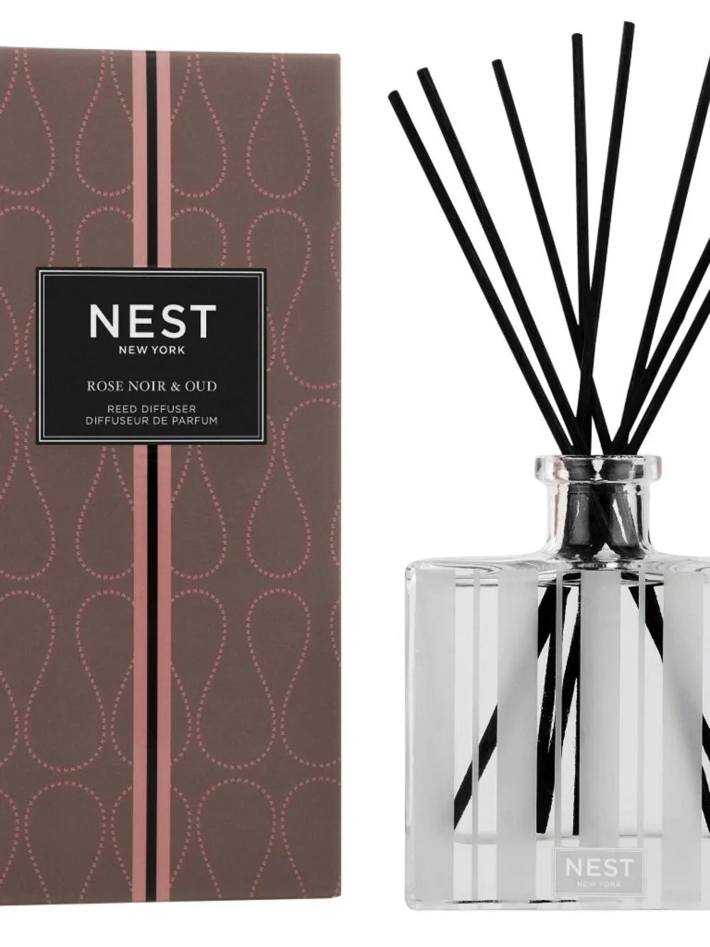 MSRP $65 – NEST Fragrances Rose Noir & Oud Reed Diffuser 175 ml / 6 oz - NIB